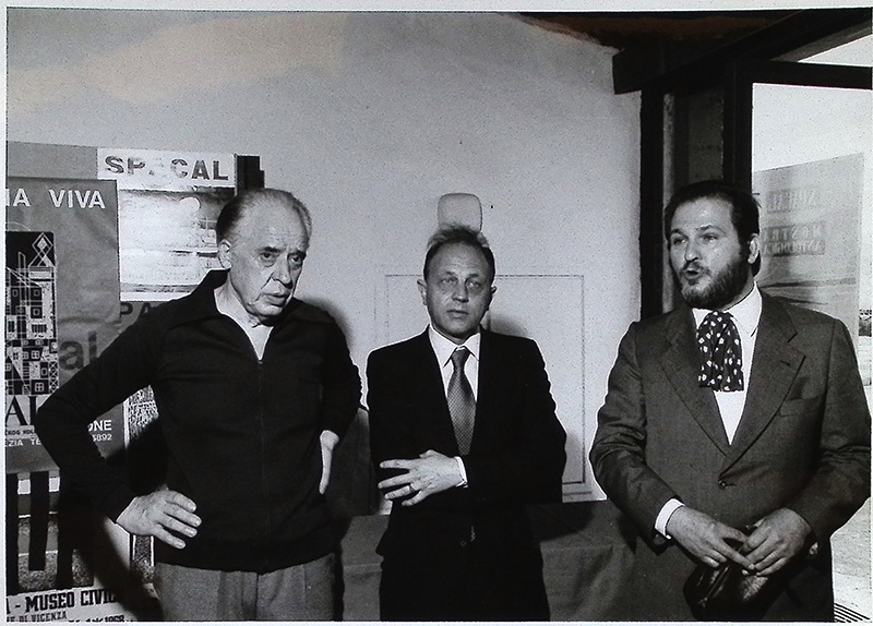 Inaugurazione della rassegna antologica delle opere pittoriche di Luigi Spacal al Bastione fiorito del Castello di San Giusto a Trieste